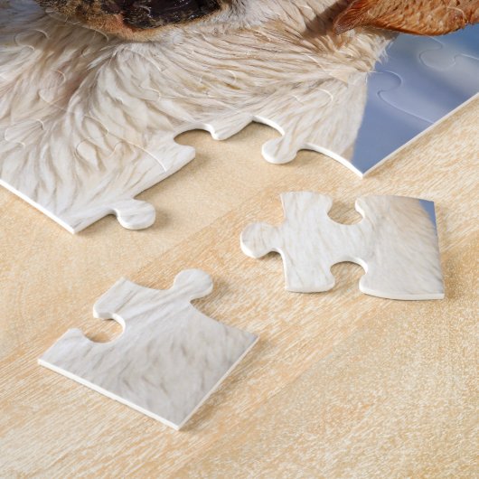 Puzzle Retro Vous M'Avez Eu WOOF Custom 8 Photo Collage C (Côté)