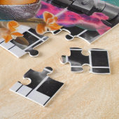 Puzzle Rétrofuturisme femme de science-fiction (Côté)