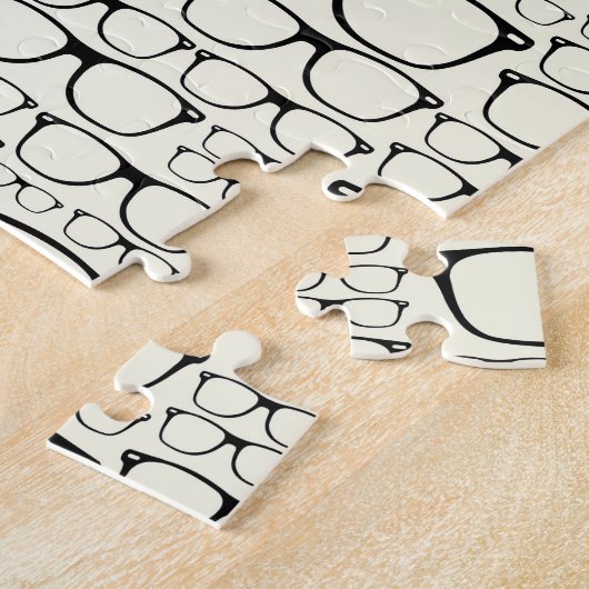 Puzzle Rétros verres de geek ringard nerd génial à la (Côté)