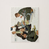 Puzzle Réunion d'exécutifs de compagnies aériennes et d'e (Vertical)