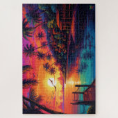 Puzzle 🌅 rêve caribéen (Vertical)