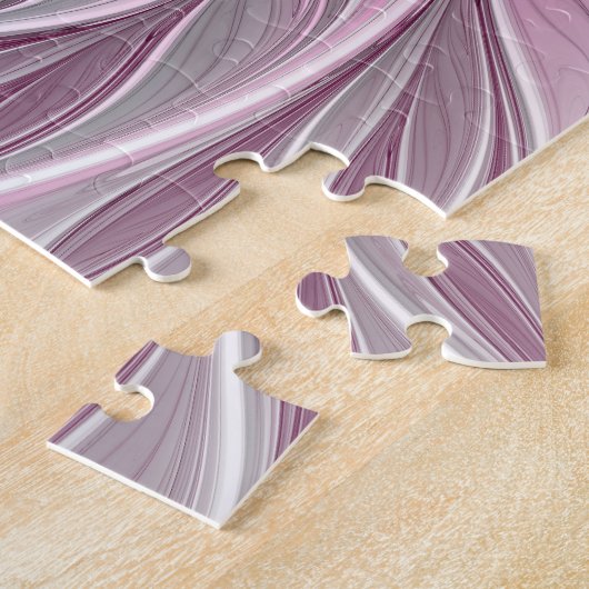 Puzzle Rêve de fleur rose fractal, Motif d'Imaginaire flo (Côté)