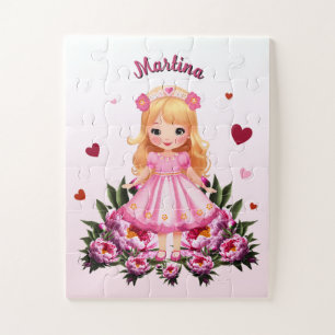 Puzzle Rêve de Princesse Rose Personnalisé