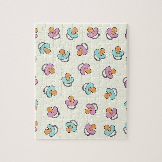 Puzzle Révélation du genre de Pacificateur Baby shower mi (Vertical)