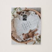 Puzzle Révélation neutre de bébé Annonce de grossesse (Vertical)