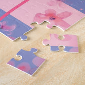 Puzzle Rêverie de flamant rose (Côté)
