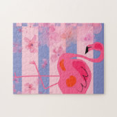 Puzzle Rêverie de flamant rose (Horizontal)