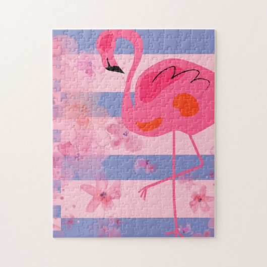 Puzzle Rêverie de flamant rose (Vertical)