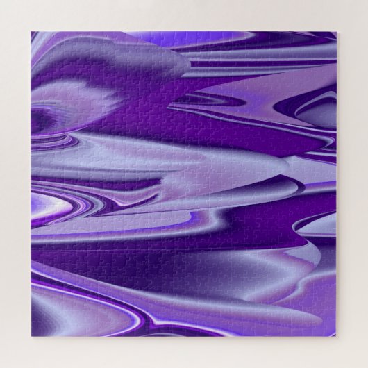 Puzzle Rêves arc-en-ciel à fleurs violettes (Horizontal)