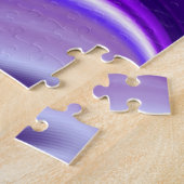 Puzzle Rêves arc-en-ciel à fleurs violettes (Côté)