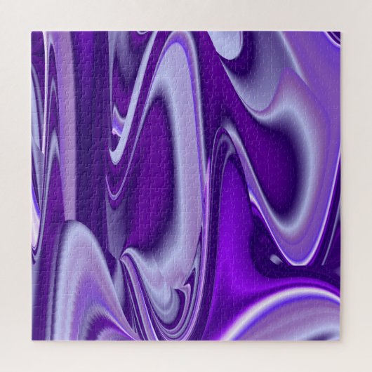 Puzzle Rêves arc-en-ciel à fleurs violettes (Vertical)