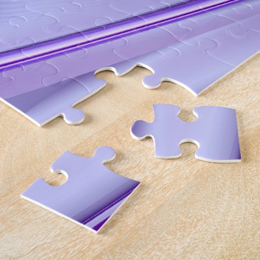 Puzzle Rêves arc-en-ciel à fleurs violettes (Côté)