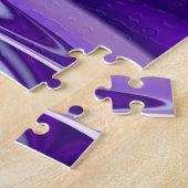 Puzzle Rêves arc-en-ciel à fleurs violettes (Côté)