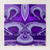 Puzzle Rêves arc-en-ciel à fleurs violettes (Vertical)