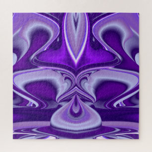 Puzzle Rêves arc-en-ciel à fleurs violettes