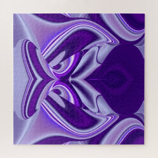 Puzzle Rêves arc-en-ciel à fleurs violettes (Horizontal)