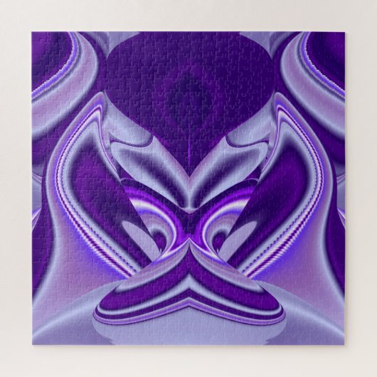 Puzzle Rêves arc-en-ciel à fleurs violettes (Vertical)