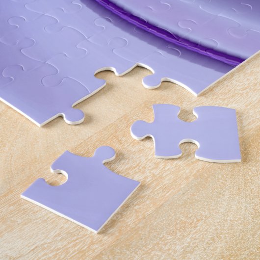 Puzzle Rêves arc-en-ciel à fleurs violettes (Côté)