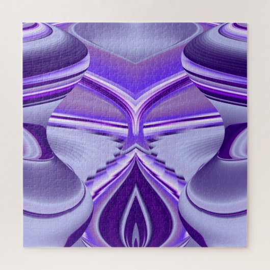 Puzzle Rêves arc-en-ciel à fleurs violettes (Vertical)