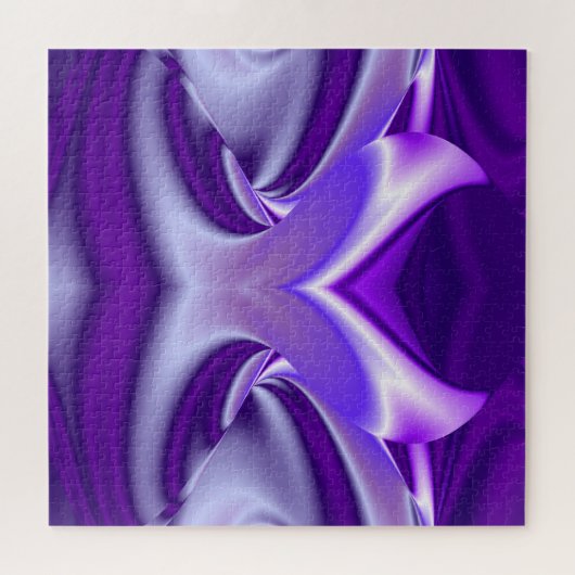 Puzzle Rêves arc-en-ciel à fleurs violettes (Horizontal)