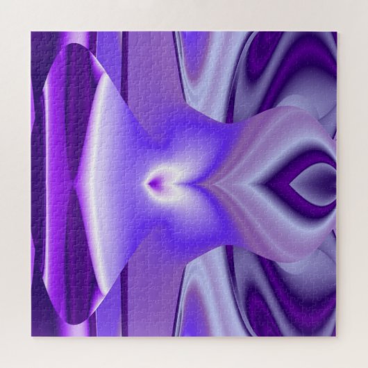 Puzzle Rêves arc-en-ciel à fleurs violettes (Horizontal)