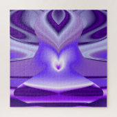 Puzzle Rêves arc-en-ciel à fleurs violettes (Vertical)