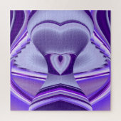 Puzzle Rêves arc-en-ciel à fleurs violettes (Vertical)