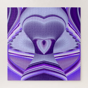 Puzzle Rêves arc-en-ciel à fleurs violettes