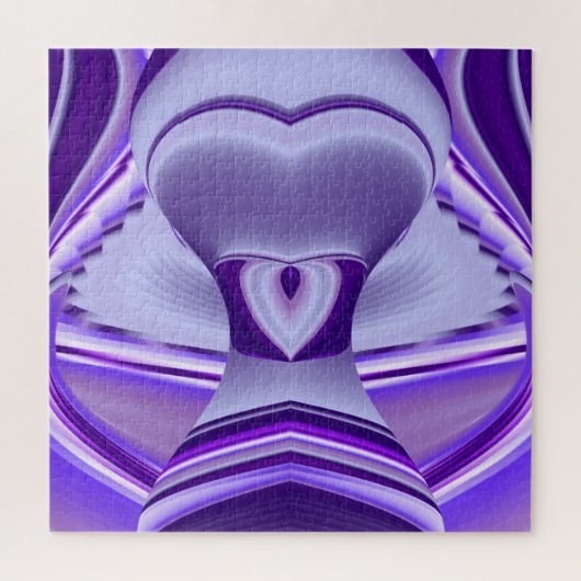 Puzzle Rêves arc-en-ciel à fleurs violettes (Vertical)