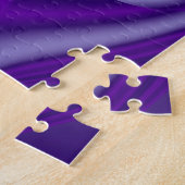 Puzzle Rêves arc-en-ciel à fleurs violettes (Côté)