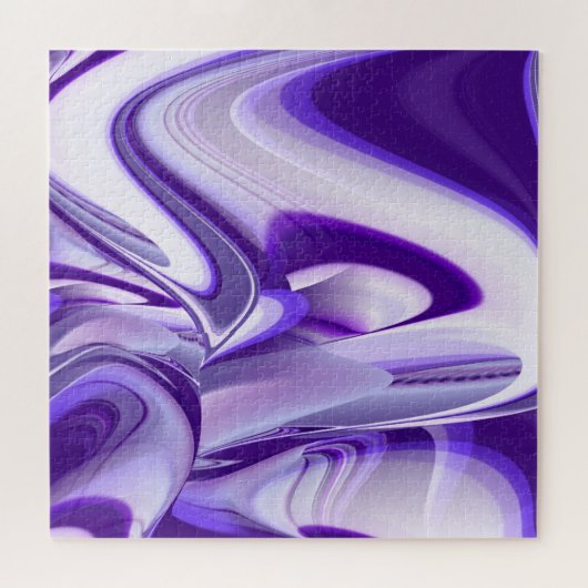 Puzzle Rêves arc-en-ciel à fleurs violettes (Horizontal)