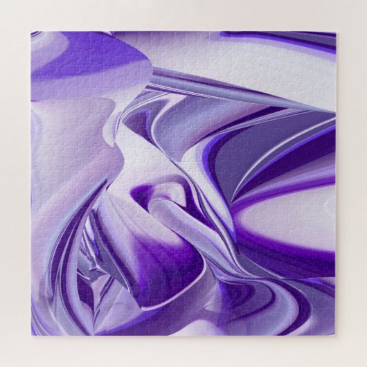 Puzzle Rêves arc-en-ciel à fleurs violettes (Horizontal)