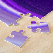 Puzzle Rêves arc-en-ciel à fleurs violettes (Côté)