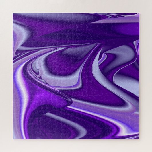 Puzzle Rêves arc-en-ciel à fleurs violettes (Horizontal)