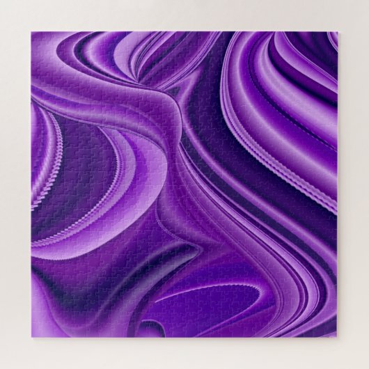 Puzzle Rêves arc-en-ciel à fleurs violettes (Horizontal)