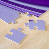 Puzzle Rêves arc-en-ciel à fleurs violettes (Côté)