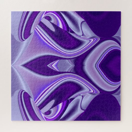 Puzzle Rêves arc-en-ciel à fleurs violettes (Horizontal)