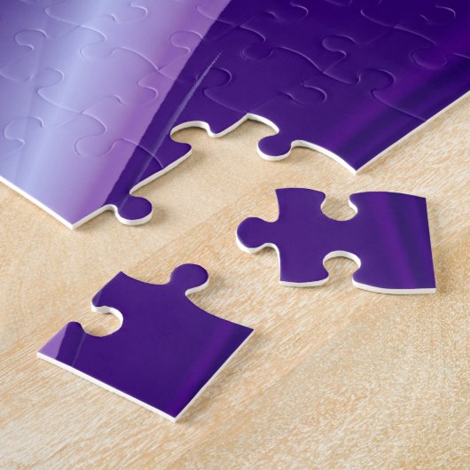 Puzzle Rêves arc-en-ciel à fleurs violettes (Côté)