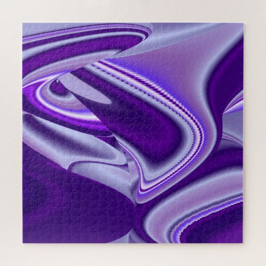 Puzzle Rêves arc-en-ciel à fleurs violettes (Horizontal)