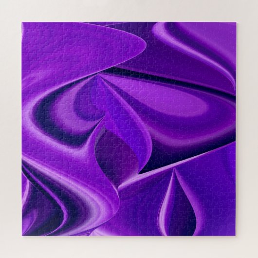 Puzzle Rêves arc-en-ciel à fleurs violettes (Horizontal)