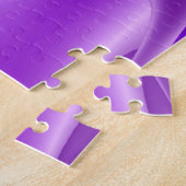 Puzzle Rêves arc-en-ciel à fleurs violettes (Côté)