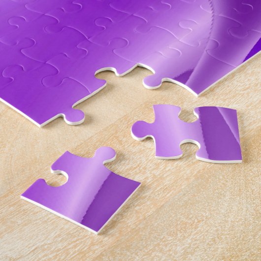 Puzzle Rêves arc-en-ciel à fleurs violettes (Côté)