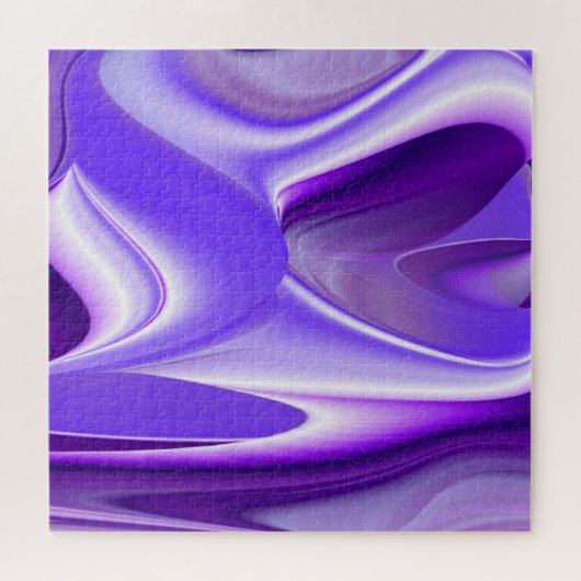 Puzzle Rêves arc-en-ciel à fleurs violettes (Horizontal)