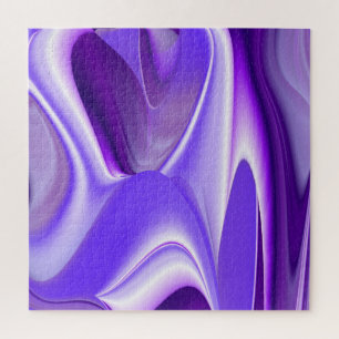 Puzzle Rêves arc-en-ciel à fleurs violettes