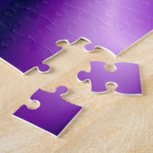 Puzzle Rêves arc-en-ciel à fleurs violettes (Côté)