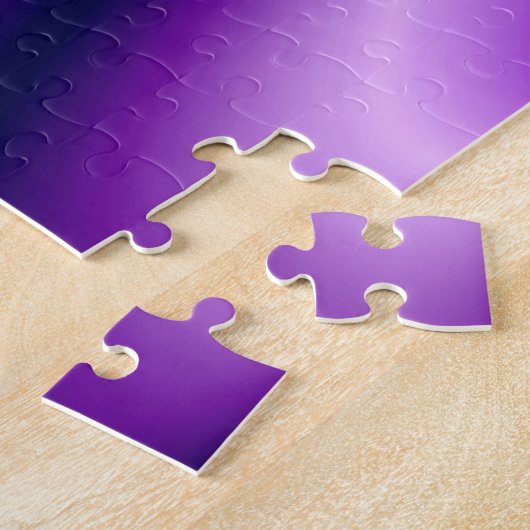 Puzzle Rêves arc-en-ciel à fleurs violettes (Côté)