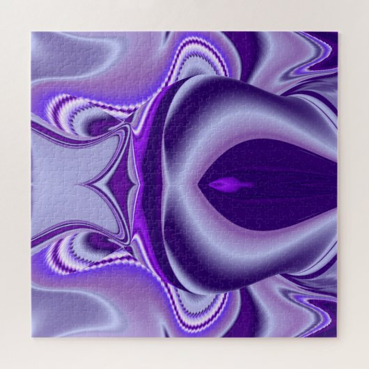 Puzzle Rêves arc-en-ciel à fleurs violettes (Horizontal)