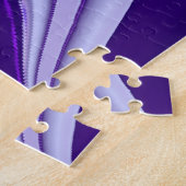 Puzzle Rêves arc-en-ciel à fleurs violettes (Côté)