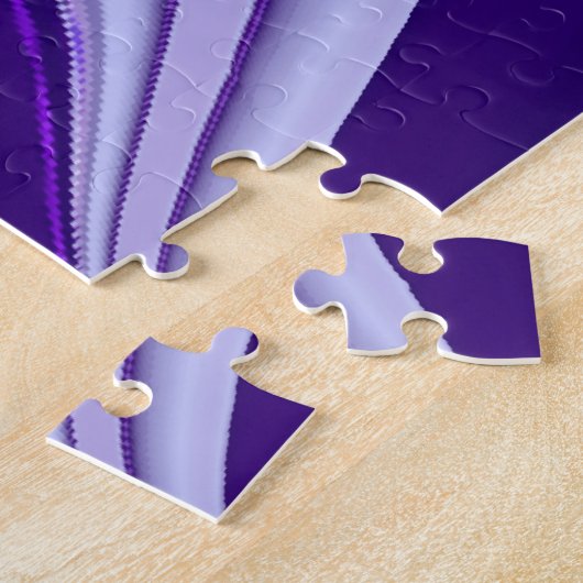 Puzzle Rêves arc-en-ciel à fleurs violettes (Côté)