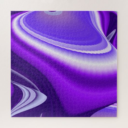 Puzzle Rêves arc-en-ciel à fleurs violettes (Horizontal)